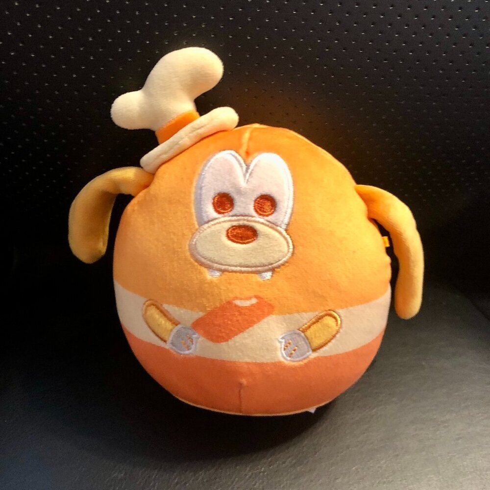 DISNEY SQUISHMALLOWS GOOFY SOFT PLUSH 7.5" JAZWARES HOLIDAY GIFT LIKE NEW